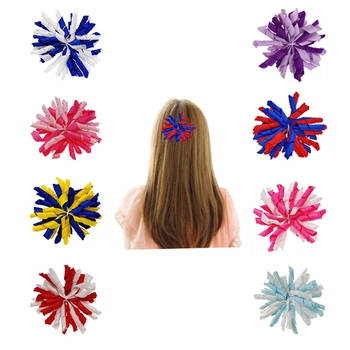 1 Чифт заколок за коса с форма на панделка за малки момичета, красиви фиби с цветя и дъга, детски шапки, Бутикови Аксесоари за коса 2023 г.