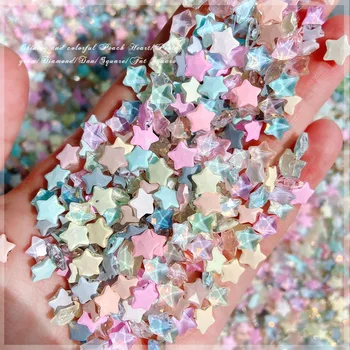 10 бр. Разноцветни кристали за нокти Fantasy K9 с кристали, 3D декорации за нокти, блестящ маникюр, скъпоценни камъни за нокти