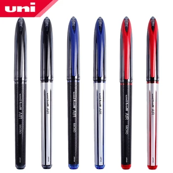 12 Бр Гел Химикалка Uni UBA-188 Office Business Signing Pen 0,5/0,7 мм, Черна Технология Free Ink Control Рисуване на Скици на Канцеларски Материали