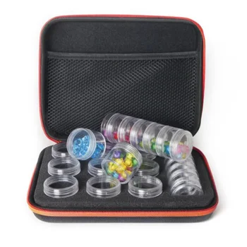 15 Решетчатая Бутилка За Съхранение на Опаковки Diamond Фигура Бутилка Аксесоари За Кръстат Бод Кутия За Инструменти Контейнер Пълна Мозайка За Бродерия 5D