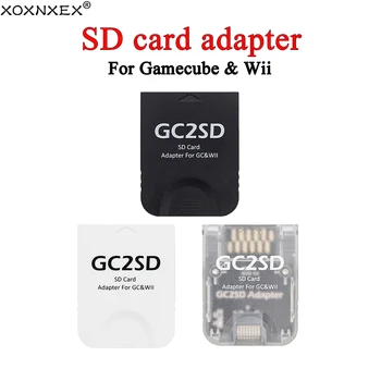 1бр Адаптер за карта GC2SD Micro SD Адаптер за карта с памет Swiss за конзоли Nintend GameCube, Wii SD2SP2