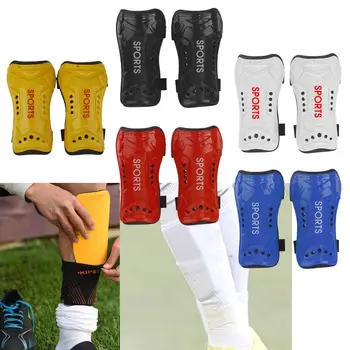 2 елемента Спортни футболни накладки за пищяла, ластични колани за краката