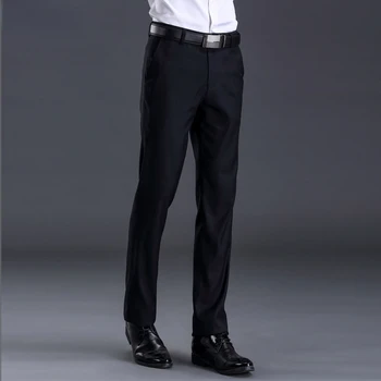 2022 Мъжки пролетно-есенен костюм, Модерен бизнес Ежедневни Дълги панталони, Официални Мъжки Удобни преки официални панталони T131