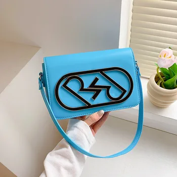 2023 нови дизайни, однотонная модни дамски чанта от изкуствена кожа в корейски стил, корсетная чанта за момичета, вечерни, OL, универсална чанта-тоут, размера на чантата е 22 см