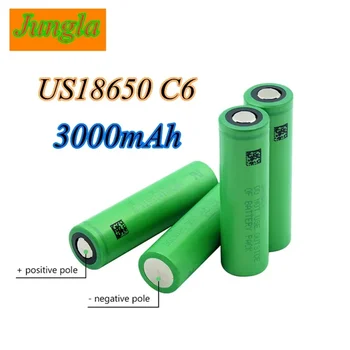 2023 Оригинална литиево-йонна акумулаторна батерия 18650 3,7 3000 ма за Us18650 Vtc6 20A 3000 ма за фенерче Sony Toys Tools