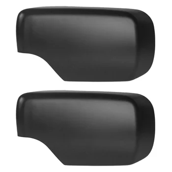2X Лявата страна, матово черен капак на страничните огледала за обратно виждане, подходящи за BMW E46 3-та серия 1998-2005 51168238375