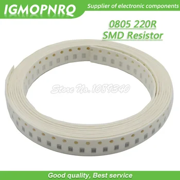 300шт 0805 SMD резистор 220 Ома чип-резистор 1/8 W 220R Ти 0805-220R
