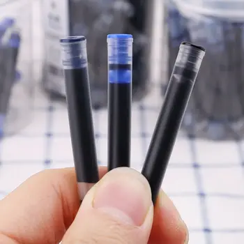 30шт Jinhao Универсална черна синя писалка Касети с мастило 2,6 мм за захранване на Директна доставка
