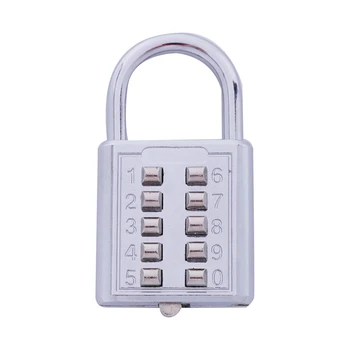 4-Кратно кодекс заключване със система против кражба бутон, цифров заключване с парола, заключване за сигурност от с сплав