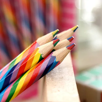 40 бр. Моливи за рисуване, Детски Цветен комплект моливи Kawaii, Тебешири за рисуване на Графити, Училище Канцеларски материали