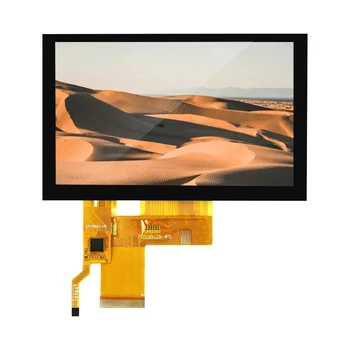 5,0-инчов цял екран IPST цветен LCD дисплей MCU, който е съвместим с интерфейс RGB24, водачът на ST7262.