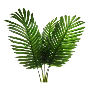 5 опаковки изкуствени листа палмови растения, изкуствени листа костенурки, листа от тропически палми, изкуствени листа на растенията
