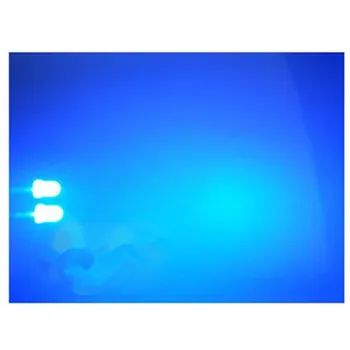 50ШТ бели косми с дължина от 3 мм blue mist foot F3 hair blue light матова led лампа от мъниста light emitting light diode cube специален