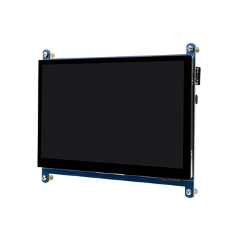 7-инчов LCD дисплей, с поддръжка на HDMI е съвместим с мультисистемным капацитивен сензорен екран с резолюция 1024x600 за Raspberry Pi