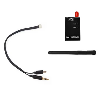 708R 5.8 G 48CH Безжичен аудио/видео модул приемник FPV за предавателя RC8X Лесен за инсталация, Лесна употреба