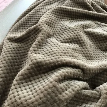 70x100 см Сиво фланелевое флисовое одеяло за възрастни и деца, Меки Топли завивки за легла, прости обикновена Дишащи покривала за мека мебел