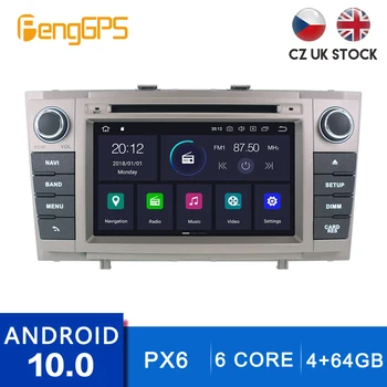 Android, 10.0 CD / DVD-плейър за Toyota Avensis 2009-2015 GPS навигация, Мултимедия главното устройство, сензорен екран с Carplay DSP 4 + 64G