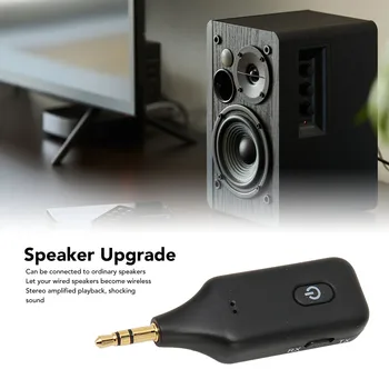 Bluetooth 5.1 Приемник Предавател 3.5 мм AUX Включете Микрофона, 3 В 1 Безжични Аудио Музикален Адаптер За PC Телевизор за Кола