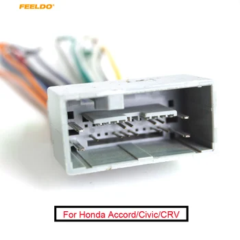 FEELDO 10шт Авто радио Аудио стереоусилитель Интерфейс теглене кабели за Honda Инсталиране на вторичния пазар на CD/DVD стерео # AM2959