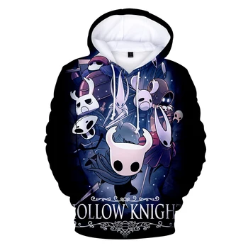 Hollow Knight 3D Блузи, Мъжки, Дамски блузи, Екшън игри Есенни блузи с 3D принтом Модни пуловери