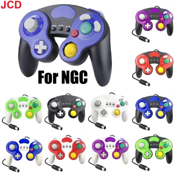 JCD За Wii NGC Жичен Контролер Геймпад Джойстика на Дистанционното управление За GameCube контролер Непрекъснато Вибрира Гейм Контролер Геймпад