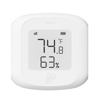 LCD сензор за температура и влажност на Hristo Smart Zigbee Поддръжка на интелигентни датчици за температура и влажност Home