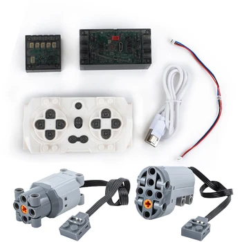 Led Устройство за Управление на MOC 4-Канален RC APP Модул Мотор Серво Тухли Играчки 1/14 Модел Автомобил PF Строителни Блокове са Съвместими С LEGO