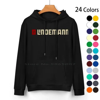 Lindemann-Пуловер с качулка от чист памук Band 24 цвят на Lindemann Band Till Lindemann Neue Deutsche H?rte Peter T?gtgren F M Steh