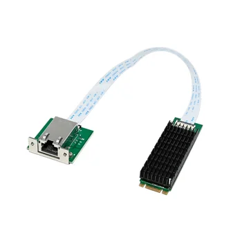 M. 2 B + M Однопортовая Мрежова карта 10GbE RJ-45 Ethernet Мрежов адаптер AQC107 Сървър Индустриален клас за Управление с Мрежова карта