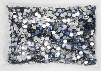 Montana Color 1,5 ~ 12 mm, С плоска обратна страна, кръгли Акрилни Кристали, 3D Акрилни дизайн нокти / Украса на дрехи
