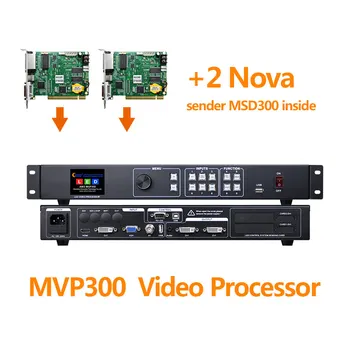 MVP300 Led Матрични монтиран на стената lcd дисплей USB контролер на Видеопроцессора вграден в Карта 2 изпращане на Nova MSD300 1920*1080 при 60 Hz 6-канален вход