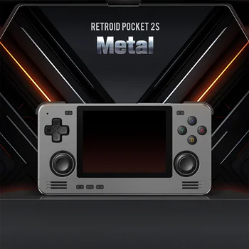 Retroidpocket 2S Метален 3,5-Инчов Сензорен Екран с 4 + GB 128 GB Android Преносима Игрова Конзола Unisoc T610 4000 ма 2,4 Г/5 Г Wifi Подарък За Момче