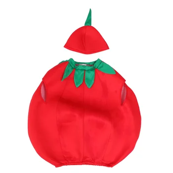 Tomato Детски дрехи, Дрехи за малките момчета Фестивални костюми за cosplay Рокля, Грим, Сценично речта на детето