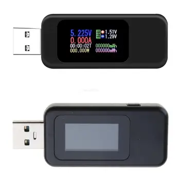 USB-тестер за сигурност USB цифров измерител на мощност, мултицет ток и електромера