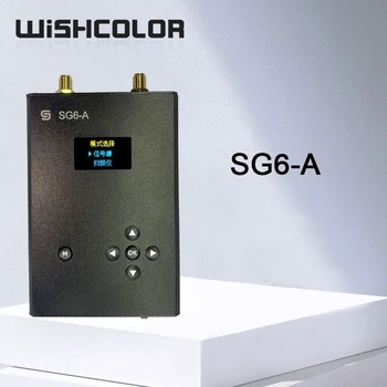 Wishcolor SG6-A Английската версия на Преносим Генератор на сигнали Frequency Метла Източник на радиочестотния сигнал Показва задължително вълна