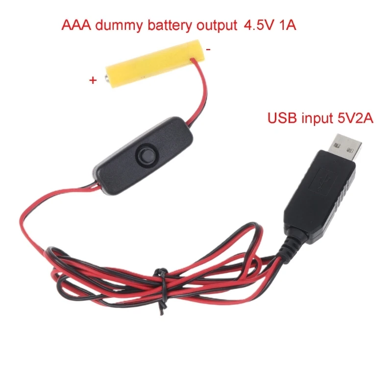 Стабилизатори тип AAA захранващ Адаптер, 4,5, В Замяна на 3 батерии тип ААА на мрежовия адаптер за коледно led гирлянди