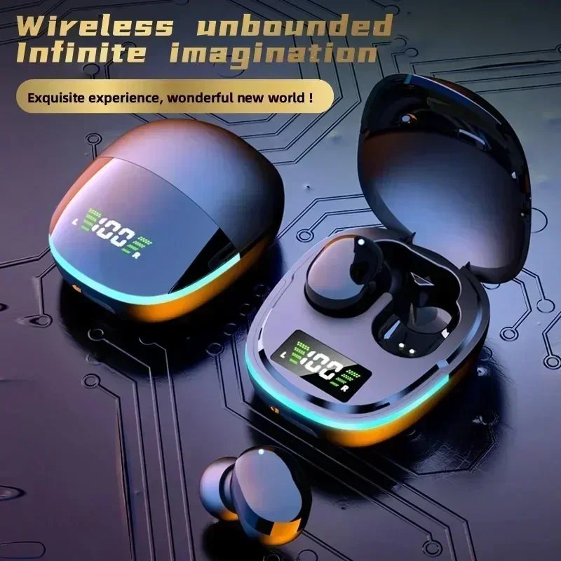 Слушалки TWS G9S Bluetooth Безжични слушалки Слушалките с шумопотискане със зарядното устройство са Подходящи за всички смартфони