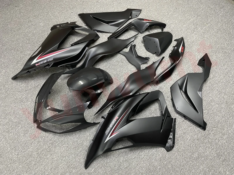 Нов комплект обтекателей мотоциклет ABS Подходящ за кавазаки ZX6R 636 ZX-6R 2013 2014 2015 2016 2017 2018 комплект обтекателей на купето черен мат