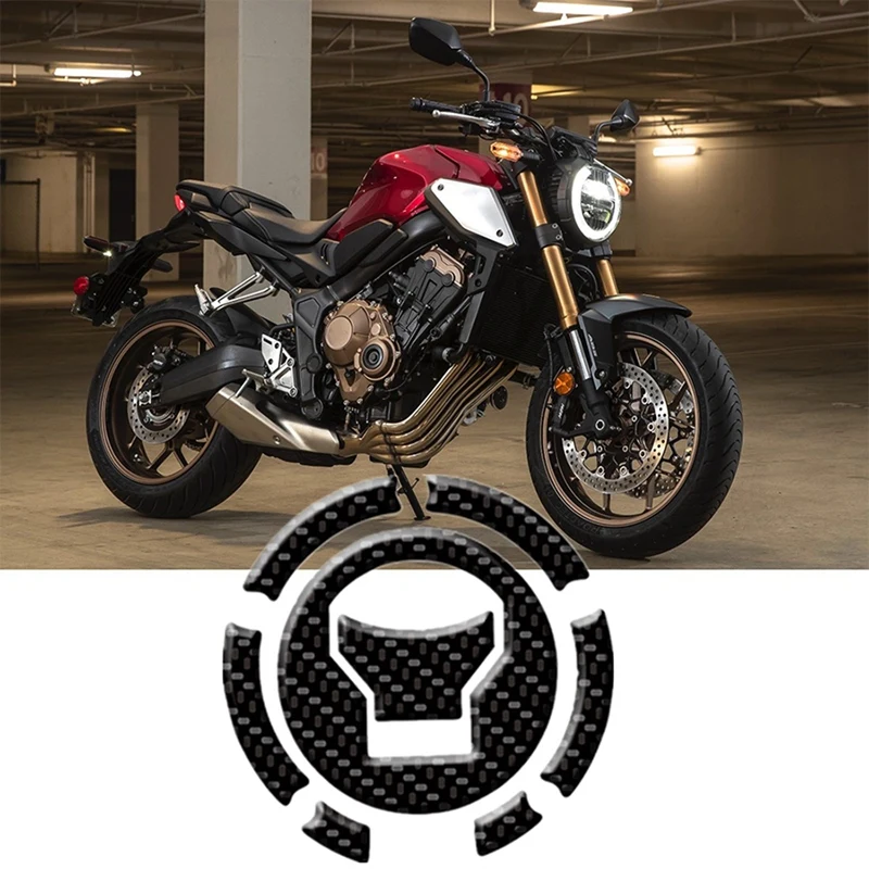 Тампон На Резервоара за Мотоциклети, изработени От Въглеродни Влакна, Масло на Кутията, Стикер, Стикер-Протектор За Honda CB650R CBR650R 2019 2020