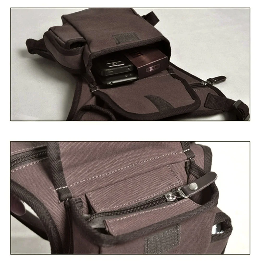 Ежедневни однотонная спортна чанта с цип голям капацитет, трайни модни регулируеми колани, холщовая поясная чанта