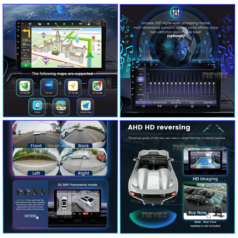 7-Инчов CarPlay QLED Автомагнитола Auto Android 13 За Volvo V70, XC70 2004-2009 Автомагнитола Navigaton GPS RDSHead С Рамка