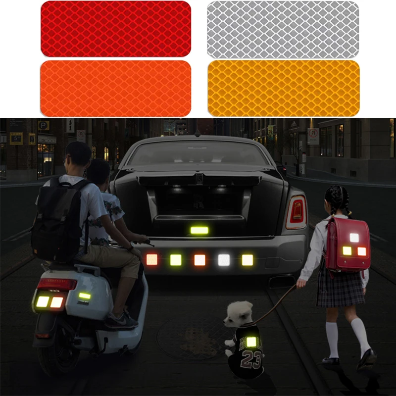 Светлоотразителни стикери за бронята на колата, предупредителен лента, етикети за Tesla Model Y 2023, Аксесоари Volkswagen, аксесоари