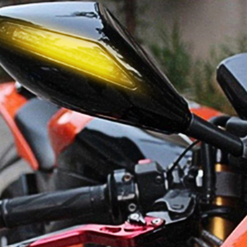 1 чифт Мотоциклетни Led Огледала Указател на Завоя За HONDA CBR600RR 1000RR 500R SUZUKI SXR1000 Hayabusa SV650S GSXR600 GSXR750
