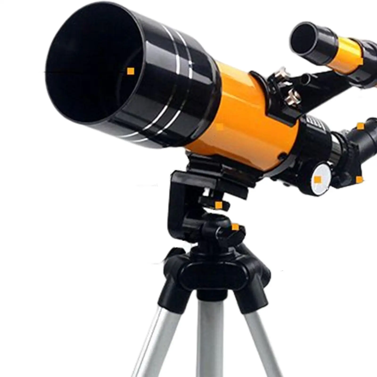 Телескоп с отвор 70 мм за деца и начинаещи, Астрономически телескоп-рефрактор с многослойно покритие.