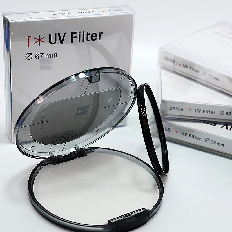 Нов Carl Zeiss T * UV Филтър 49 52 55 58 мм 62 67 72 77 82 мм Професионално С многослойно покритие Ultra Thin HD MC UV За Обектива на Камерата