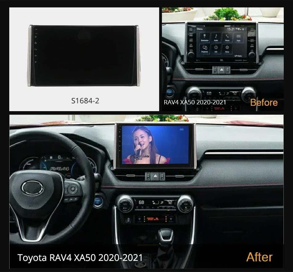 Ownice K6 + 2K за Toyota RAV4 5 XA50 2018 г. - 2023 Авто Радио Мултимедиен Плейър Навигация Стерео GPS Android 12 Без 2din Dvd