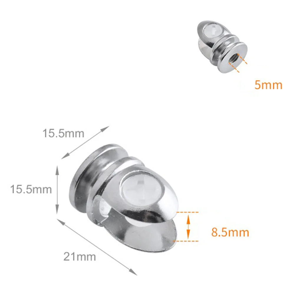 Регулируем Стъклен Скоба Стъклен Рафт Високо качество Регулируема Скоба За Подкрепа на Рафтове Скоба От Дебело Стъкло 4шт За 5 мм-8 мм
