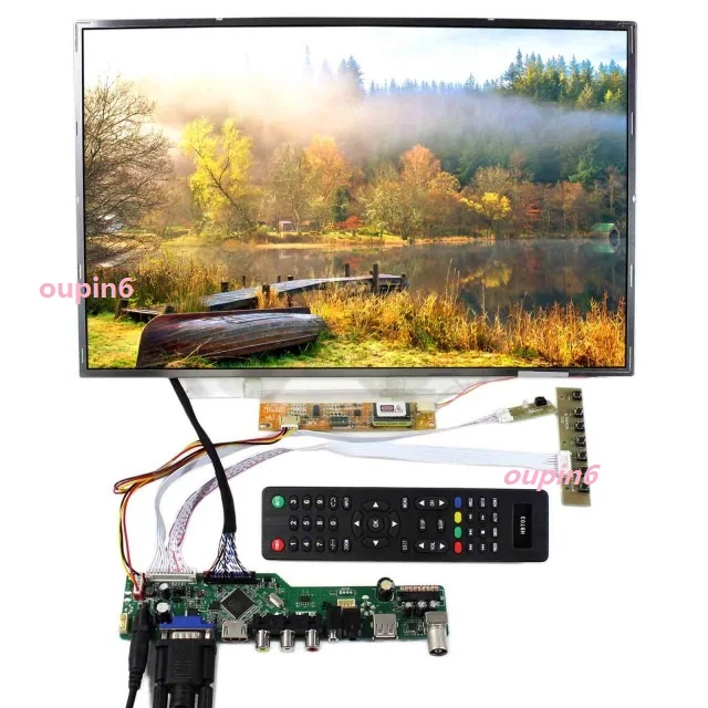 А контролер TV56 за MT190AW01 30pin AV TV card PANEL Screen monitor LCD kit 1440 × 900 19 
