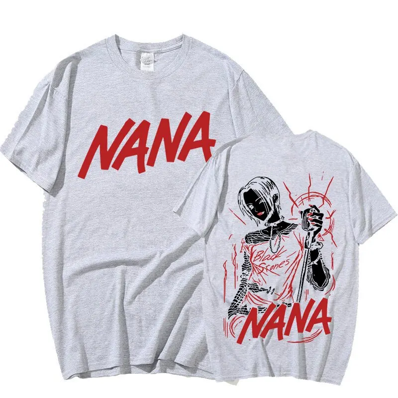 Тениски с принтом аниме Нана Осака, мъжки и дамски ежедневни ризи с къс ръкав, градинска облекло Harajuku, дрехи за тийнейджъри