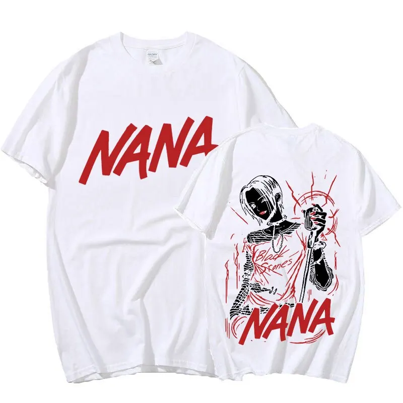 Тениски с принтом аниме Нана Осака, мъжки и дамски ежедневни ризи с къс ръкав, градинска облекло Harajuku, дрехи за тийнейджъри